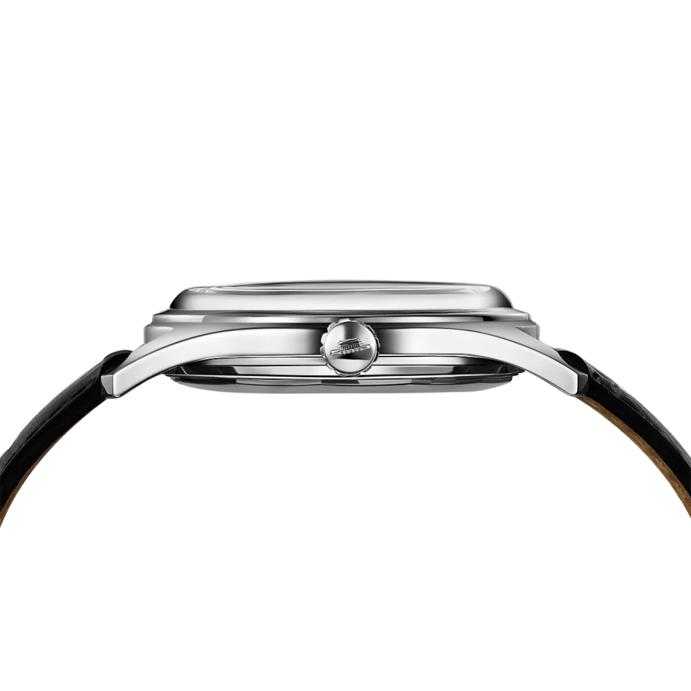 بكين أول بكين ووتش إعادة إصدار 38 ملم ساعة ميكانيكية أوتوماتيكية الأعمال 3ATM ساعة جلدية مقاومة للماء للرجال