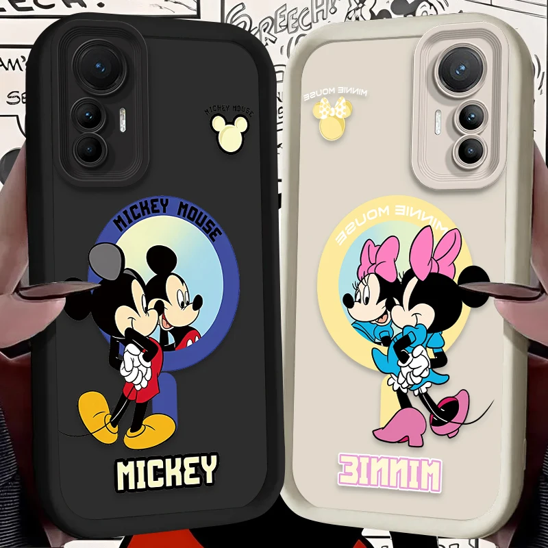 Disney Mickey Minnie Mouse Case for Xiaomi 14T 13T 12T 11T 13 12 11 Lite 5G NE POCO X6 X5 F6 F5 F3 X4 GT X3 NFC M5S C65 M6 Pro