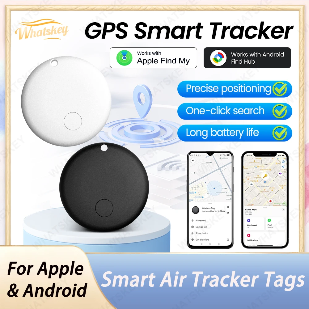GPS Tracker Smart Tracker Tags Waterproof Bluetooth Tracker 
