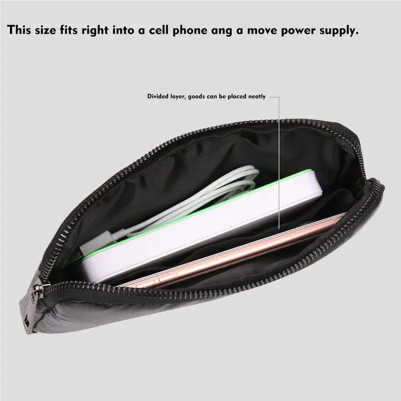 Double Sided Fireproof Bag Fire Water Resistant Pouch For Portable Money Document Multifunctional Safety Bag