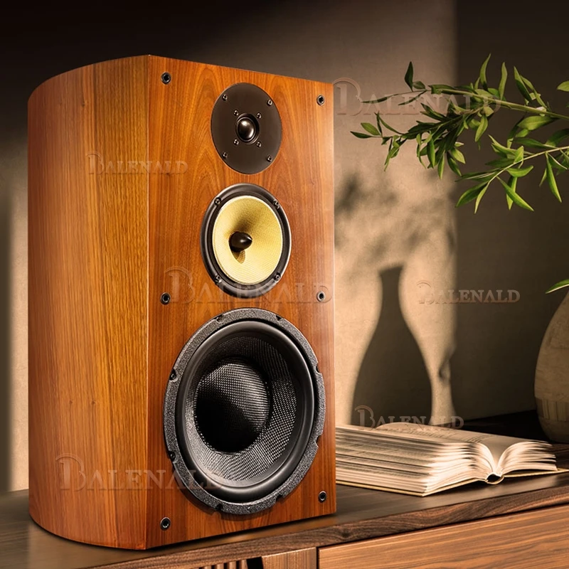 ระบบโฮมเธียเตอร์ Hifi ชั้นวางหนังสือไข้เกรด 10 นิ้วลําโพง Passive 3-way ลําโพงไม้ลําโพงบ้าน