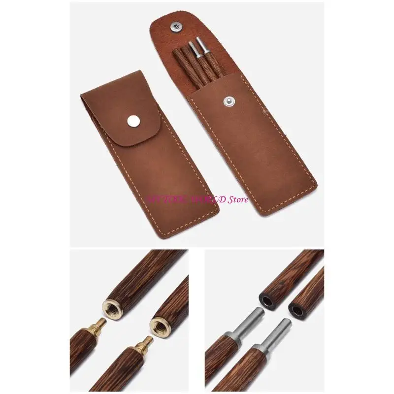 Convenient Chopsticks in Storage Case Detachable Foldable Chopsticks for Travel and Gifting Practical Outdoor Utensils A2BB