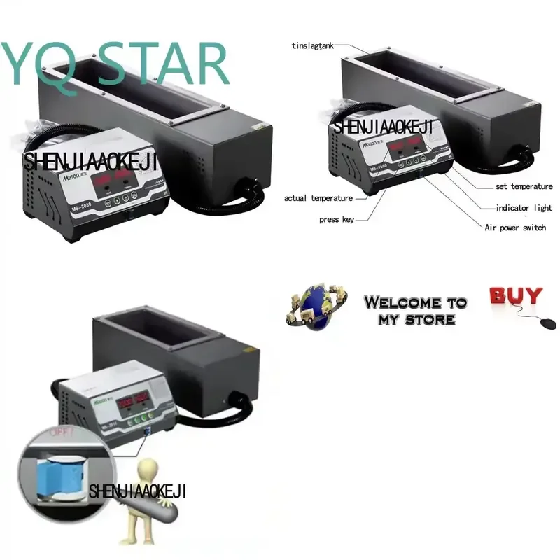 Constant Temperature Lead Free Soldering Iron Station for Digital Square Soldering Workstation Split Type Soldering
