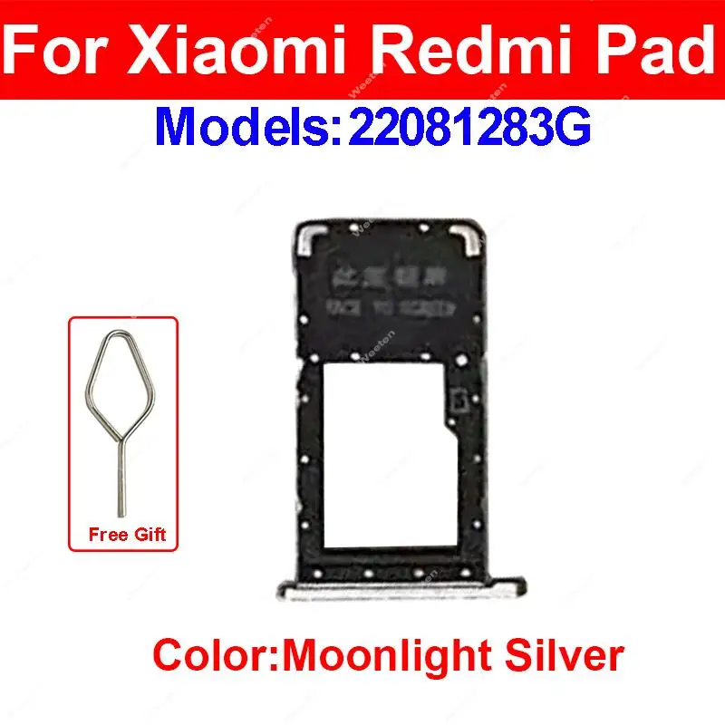 SIM Card Tray For Xiaomi Redmi Pad 22081283G Sim Card Slot Reader Adapter Holder For Redmi Pad SE Replacement Repair Parts