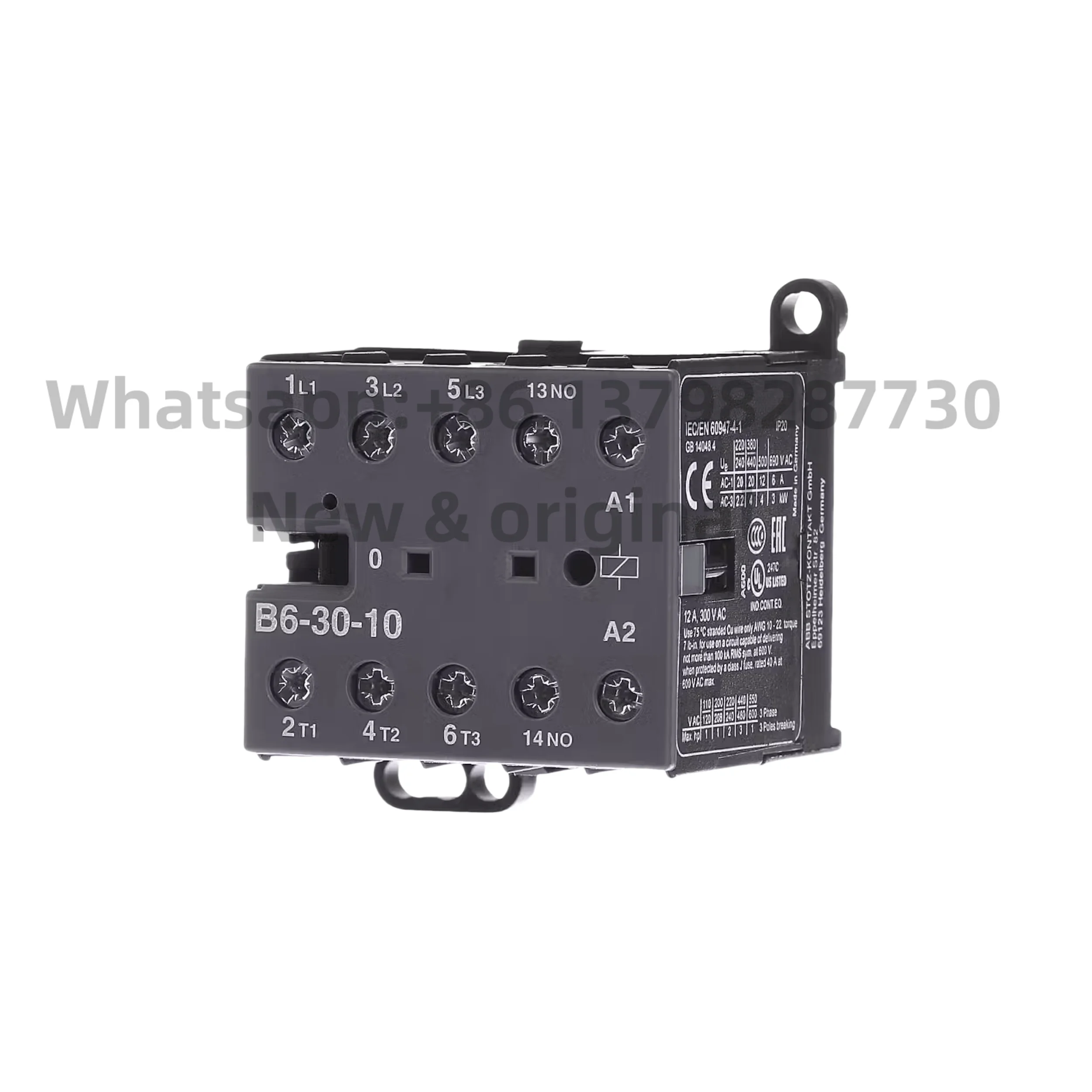 

New original AC contactor B6-30-10 * 24V 40-450Hz material number 82201699