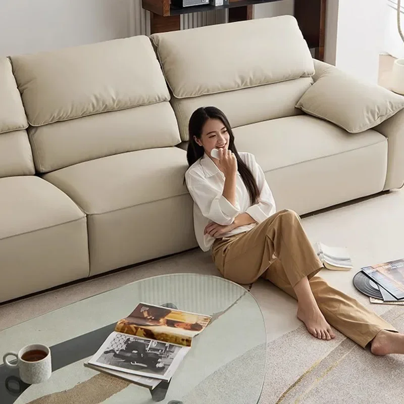 European Recliner Living Room Sofas Chaise Longue Luxury Relax Armchair Sofa White Minimalista Divani Soggiorno Furniture Modern