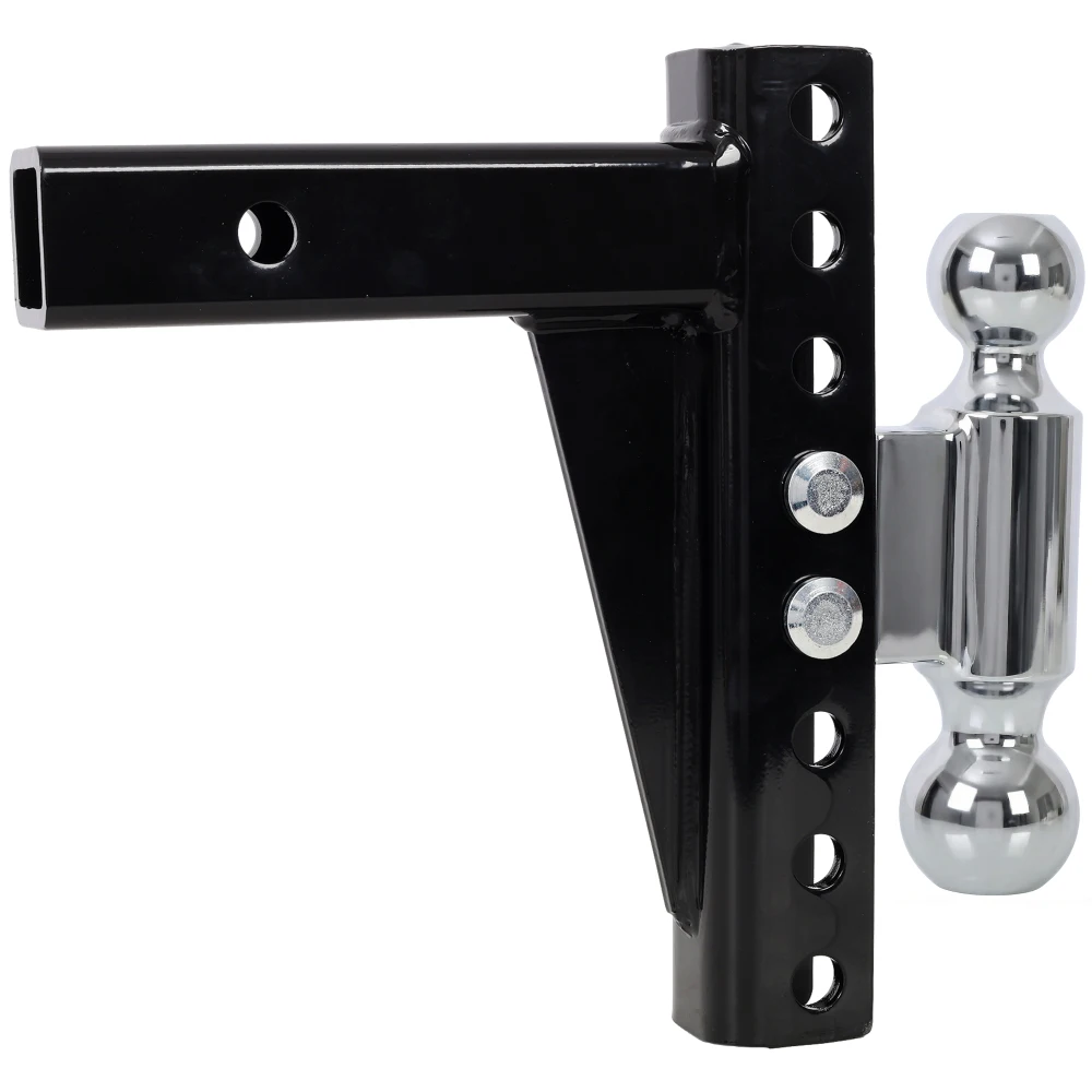 

Регулируемое двойное шаровое крепление, грузоподъемность 12 000 фунтов и 10 000 фунтов, двойные шаровые опоры (2 дюйма и 2-5/16 дюйма), подходит для приемников 2 дюйма.