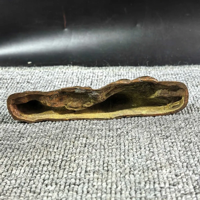Antique-style copper mountain peak holder home decoration craft, Jiangshan paperweight and pen rest ornament