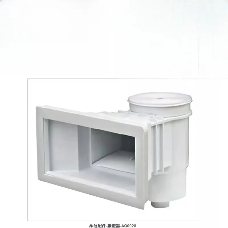 Film pool skimmer Civil swimming pool slag separator ABS wide mouth water surface debris removal belt filter basket