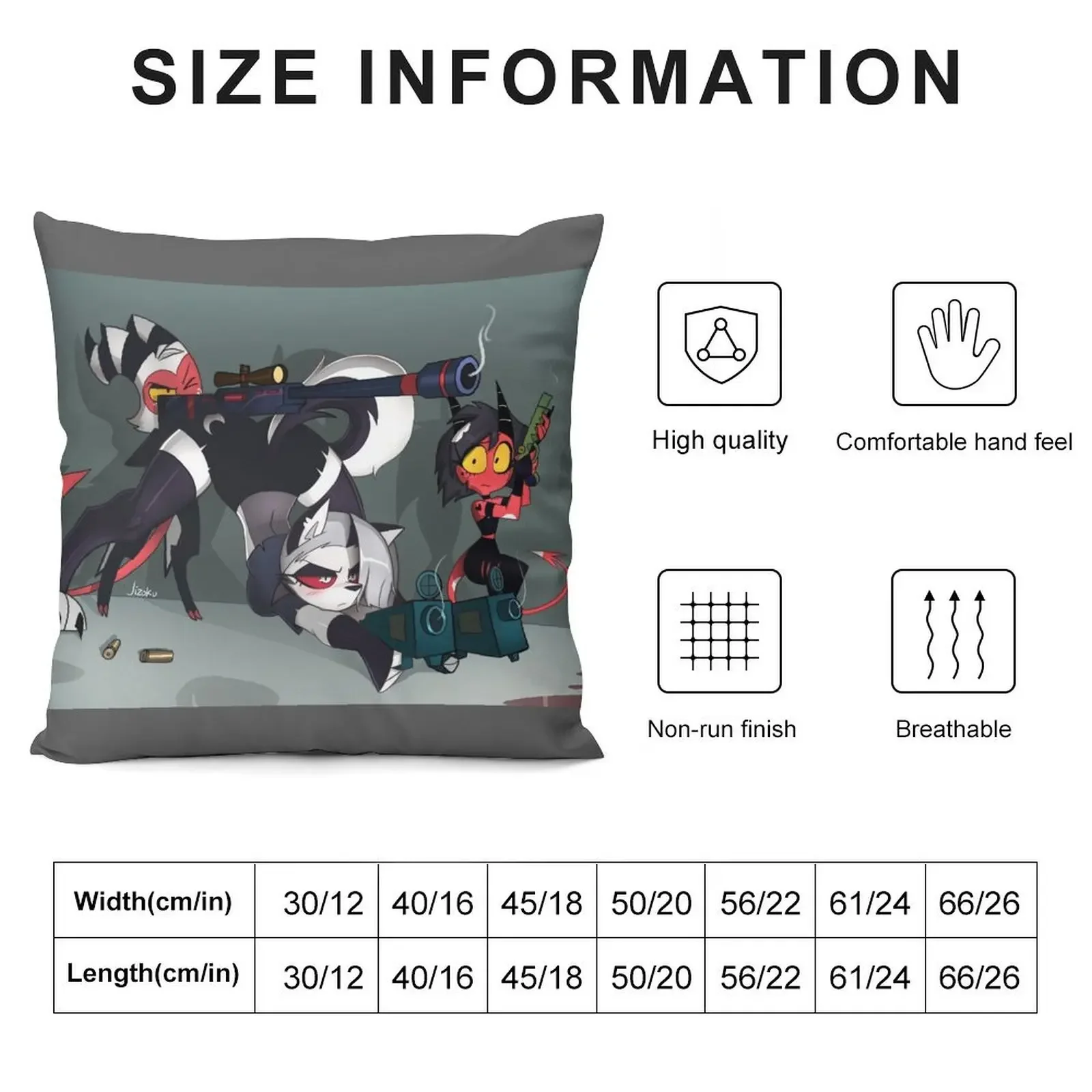 Bang! - Loona x Moxxie Throw Pillow New year Room decorating items Ornamental Pillow Sofa Cushion pillow