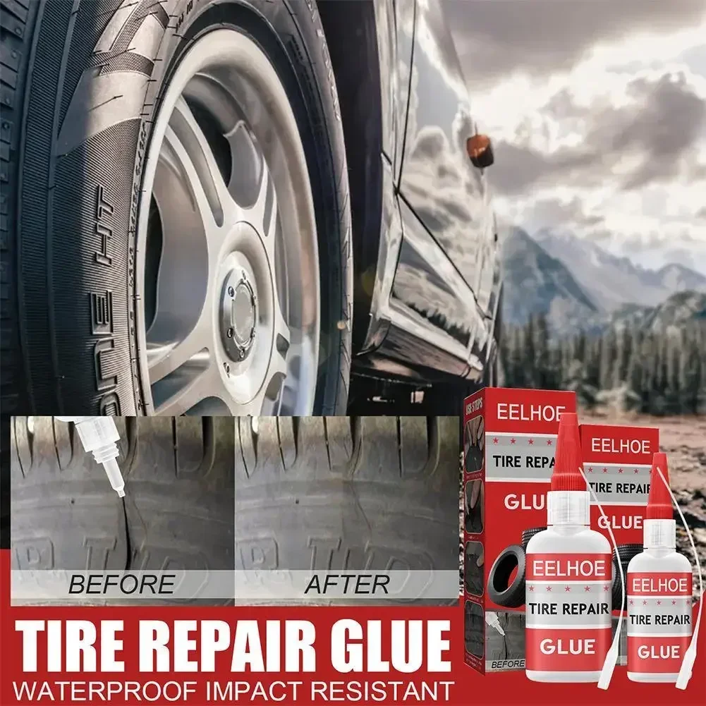 

Car tire repair instant glue, ultra-cold, quick caulking, car stickers, protective inner fluid, vacuum rubber, sealant retention