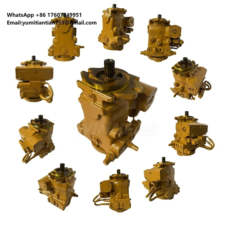 Bomba de pistão axial Cat AA4vg71 AA4vg71HD1dm1/32L-NSF52f011f AA4VG40 AA4VG56 Bomba hidráulica para escavadeira Caterpillar