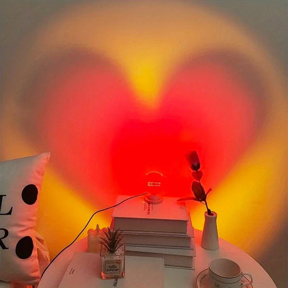 LED heart shaped indoor ambient light for home decoration, living room, Christmas decoration, desk, wall decoration, party