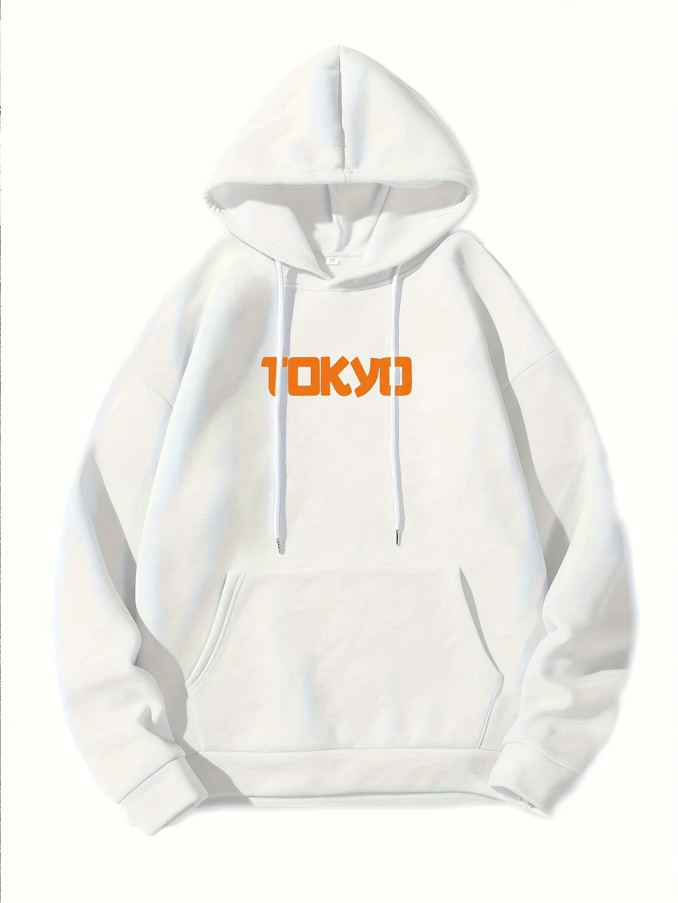 Herren-Hoodie im japanischen Stil mit Auto-Print für Herbst und Winter, vielseitiger, sportlicher, lässiger, locker geschnittener Pullover mit Kapuze. – Detail 2
