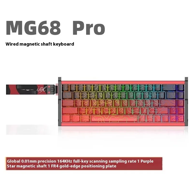 IROK MG68 MAX 磁気ワイヤレスキーボード Irok MG68 プラスキーボード磁気スイッチゲーマーキーボード 8 18K