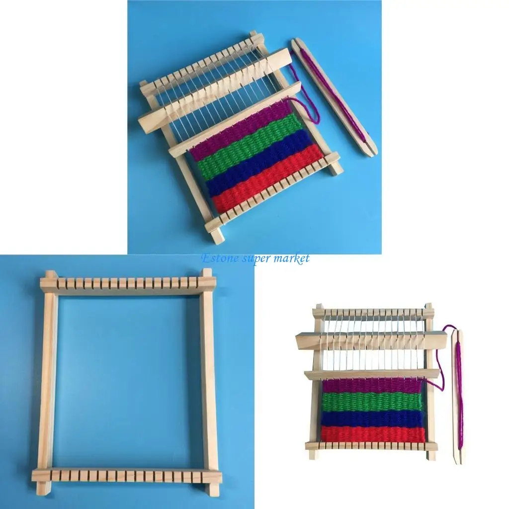 

090b Специальные детские образовательные игрушки традиционные деревянные ткацкие ткацкие ткацкие леса