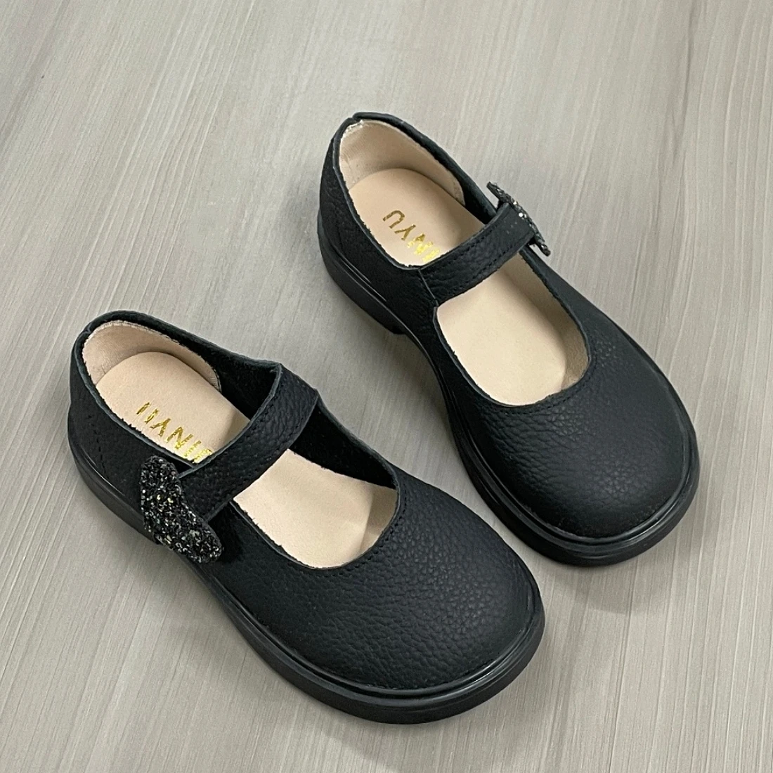 Jinyu New Arrival Leather Princess Shoes Fashion Breathable High Quality Girls' Shoes for Travel Performance Birthday Gift