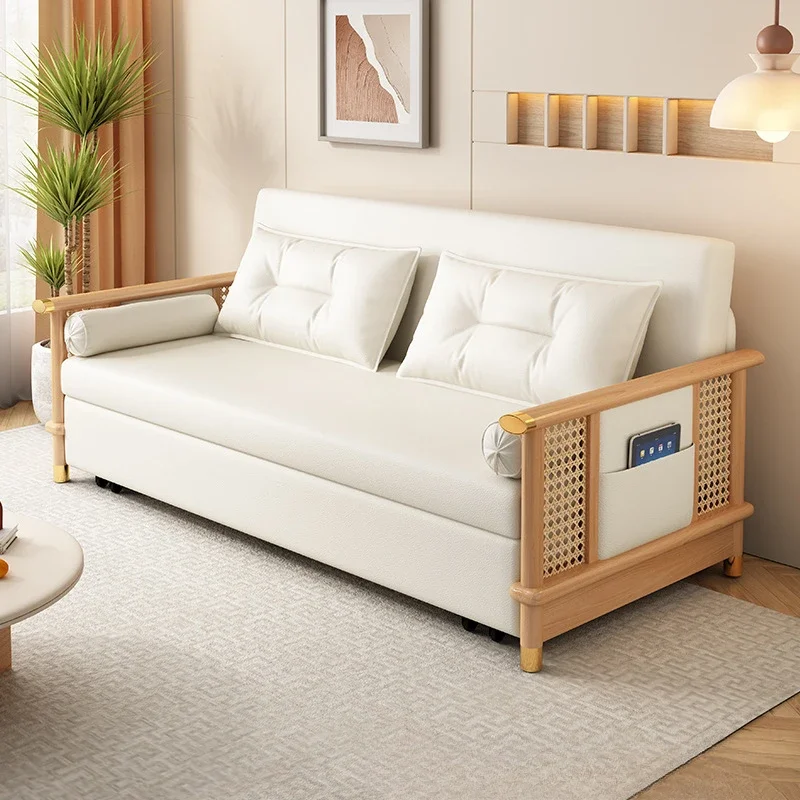 living room small apartment sitting and lying dual-purpose foldable multi-functional push-pull bed