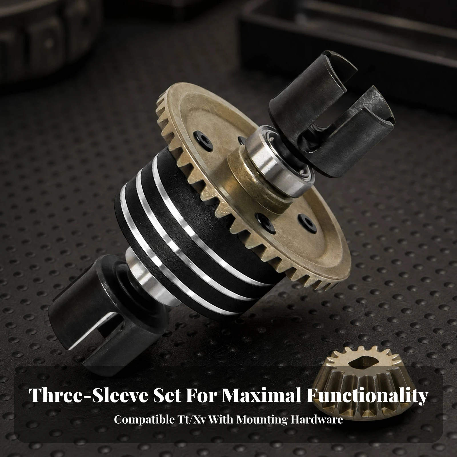 Alloy Differential Gear Set Consistent Performance 39-Tooth Differential Gear Assembly Drivetrain Component Easy to Install