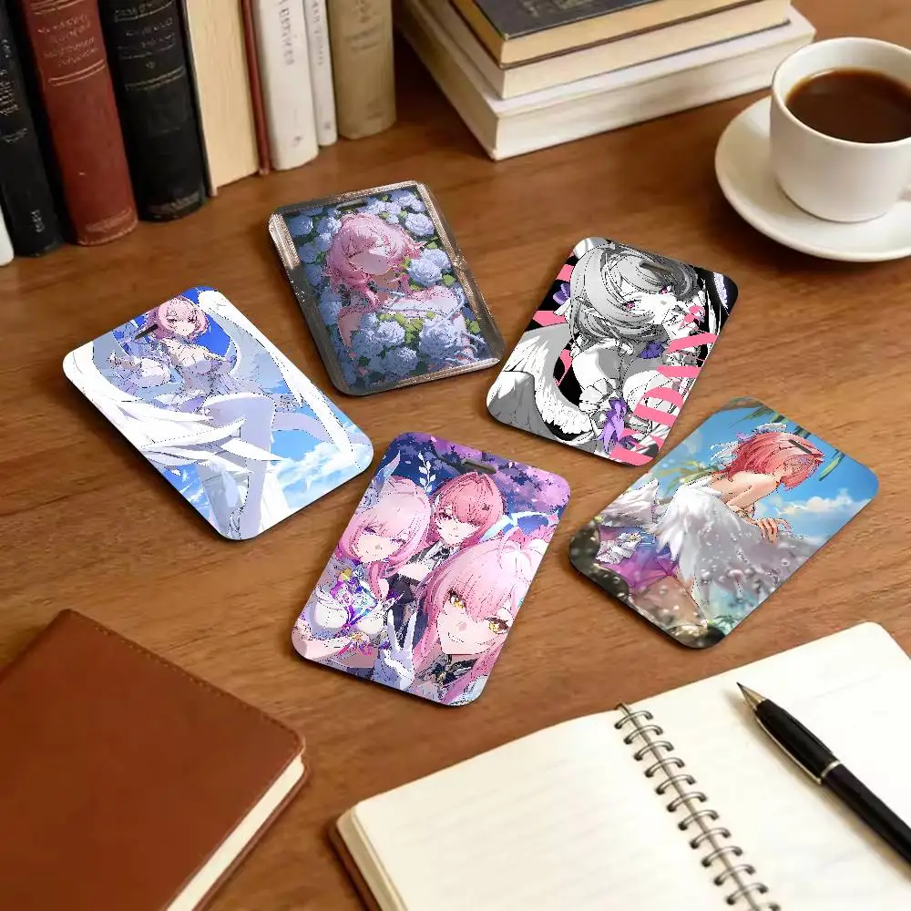 Remielle Dan Zenless Zone Zero Gaming Card Holder Employee Card Cover Lanyard Work Business ID Badge Holder Name Tag Cards Case