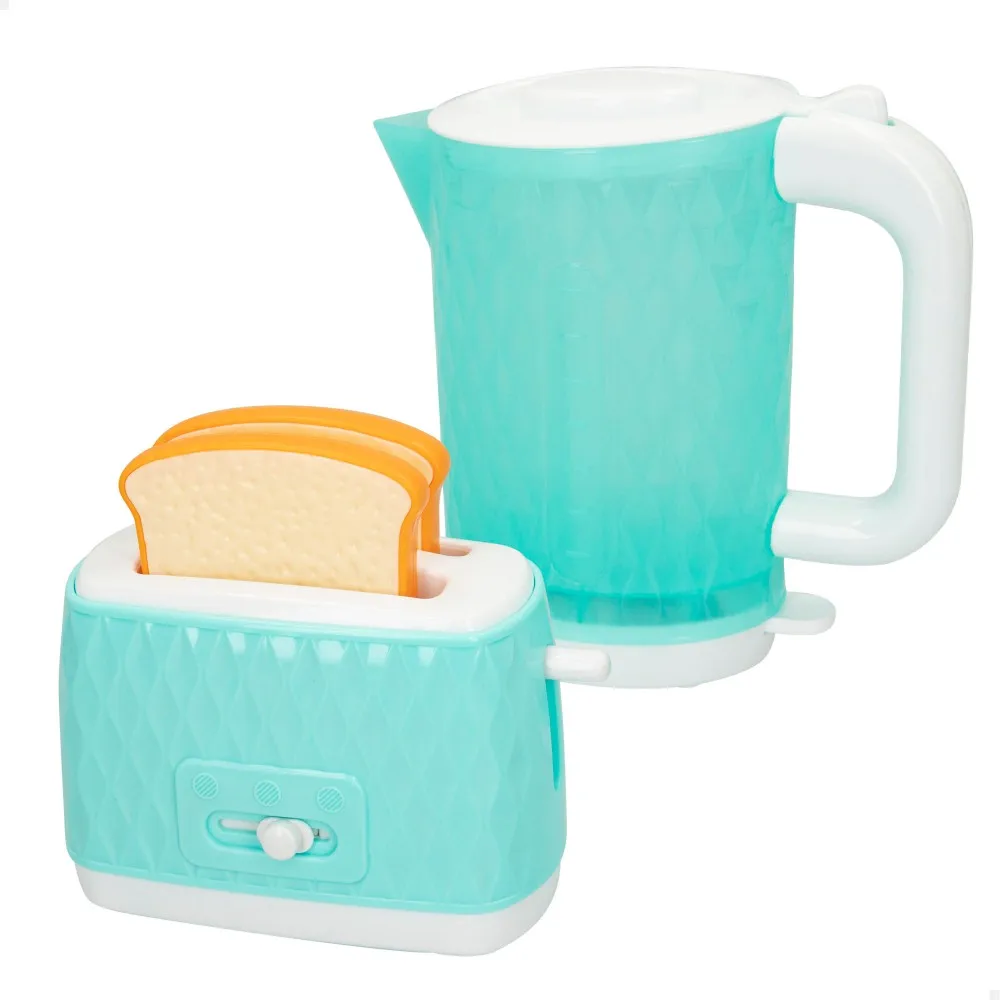 PLAY Set toaster and kettle toy c/light and sound