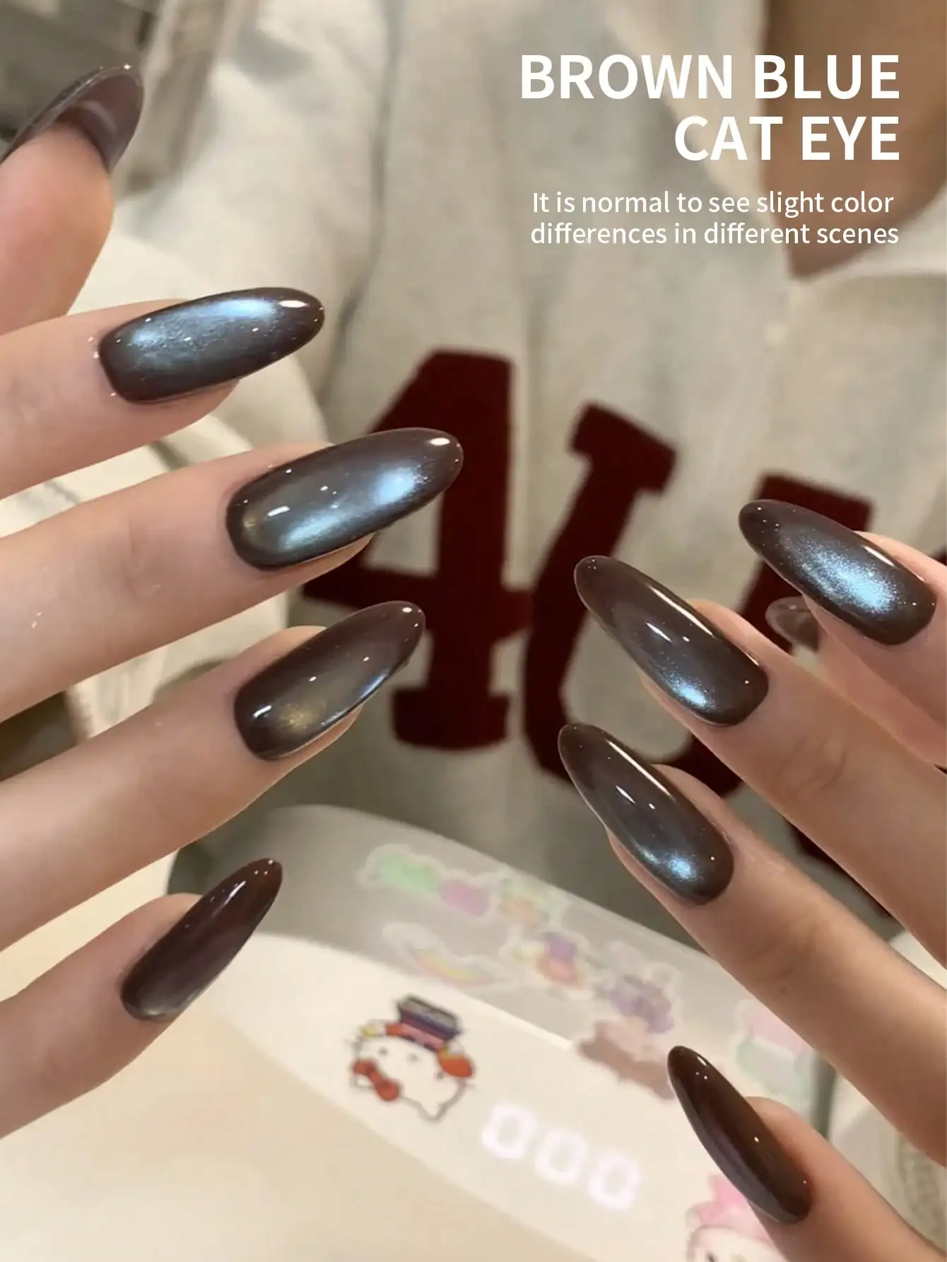 1PC 15ML Brązowy Niebieski Żel do Paznokci Kocie Oko Półtrwałe Paznokcie Art Soaking UV LED Salon Paznokci DIY Salon Paznokci Żel Na Wiosnę I Lato