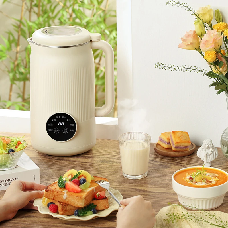 1000ml Soybean Milk Machine Automatic Intelligent Food Blender Electric Fruit Juicer Water Boiling Kettle Rice Paste Maker 220V