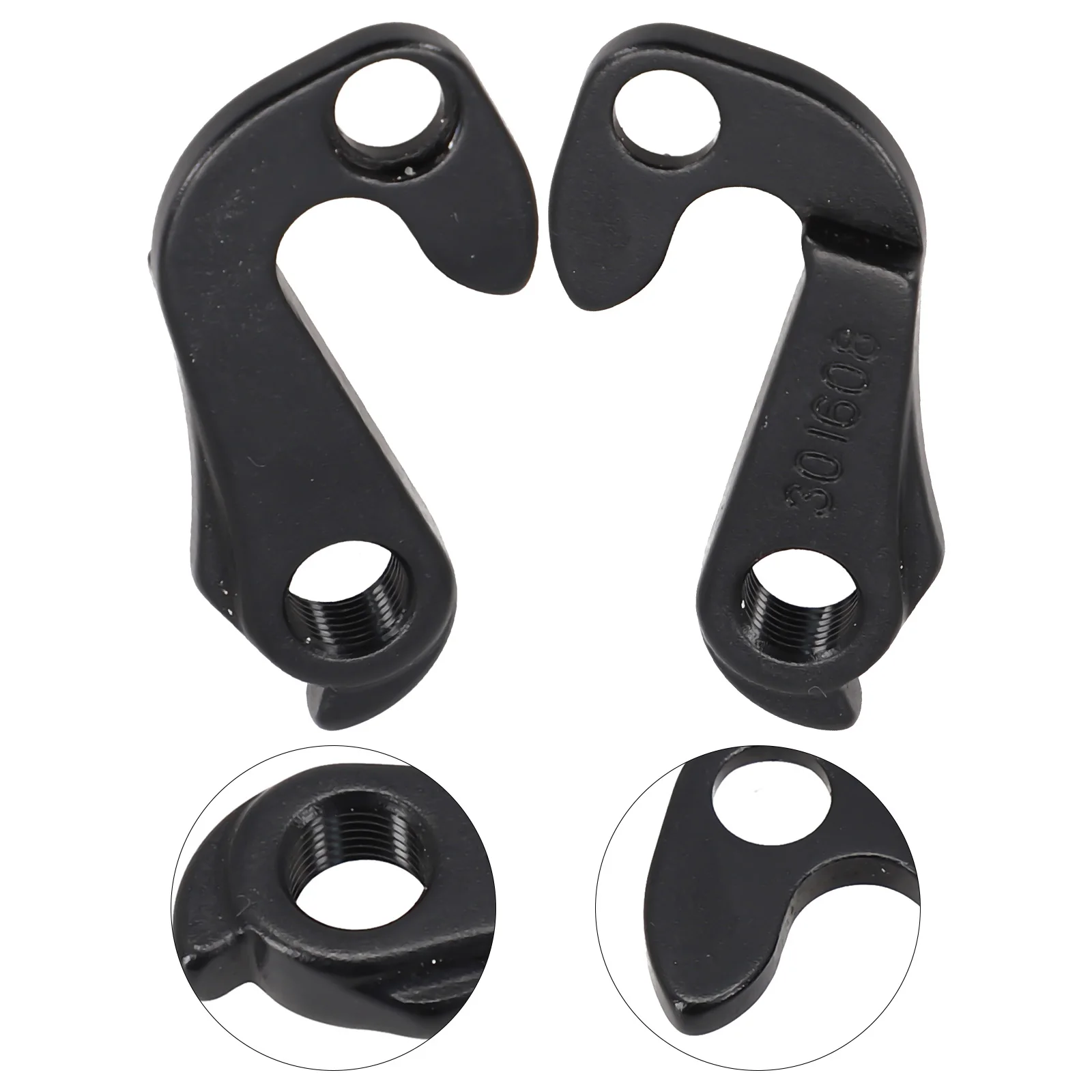 سبائك الألومنيوم الخلفية Derailleur والعتاد الميكانيكية شماعات الذيل هوك لرحلة 301608 سلسلة دراجة هوائية جبلية استبدال الإطار
