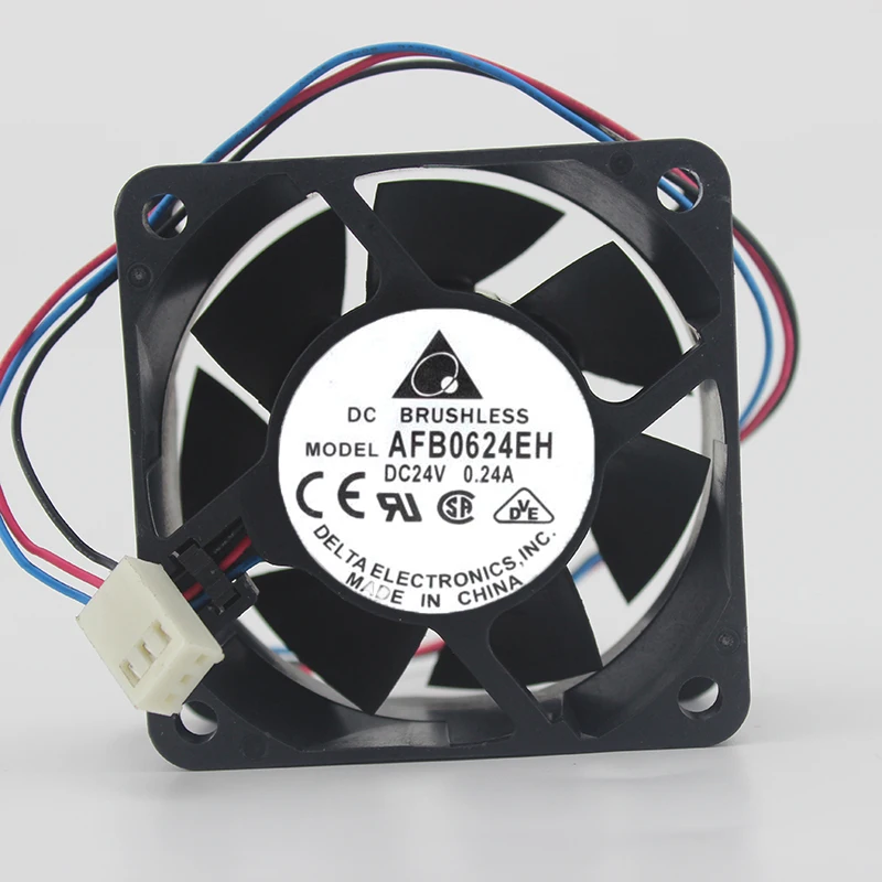 

AFB0624EH 6cm6025 24V 0.24A Double Ball Frequency Cooling Fan