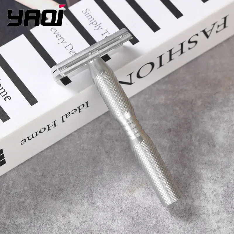 2026-beard-shaver-yaqi-ghost-aluminum-version-light-weight-safety-razor-with-07mm-blade-gap-provide-precise-shaving-for-male