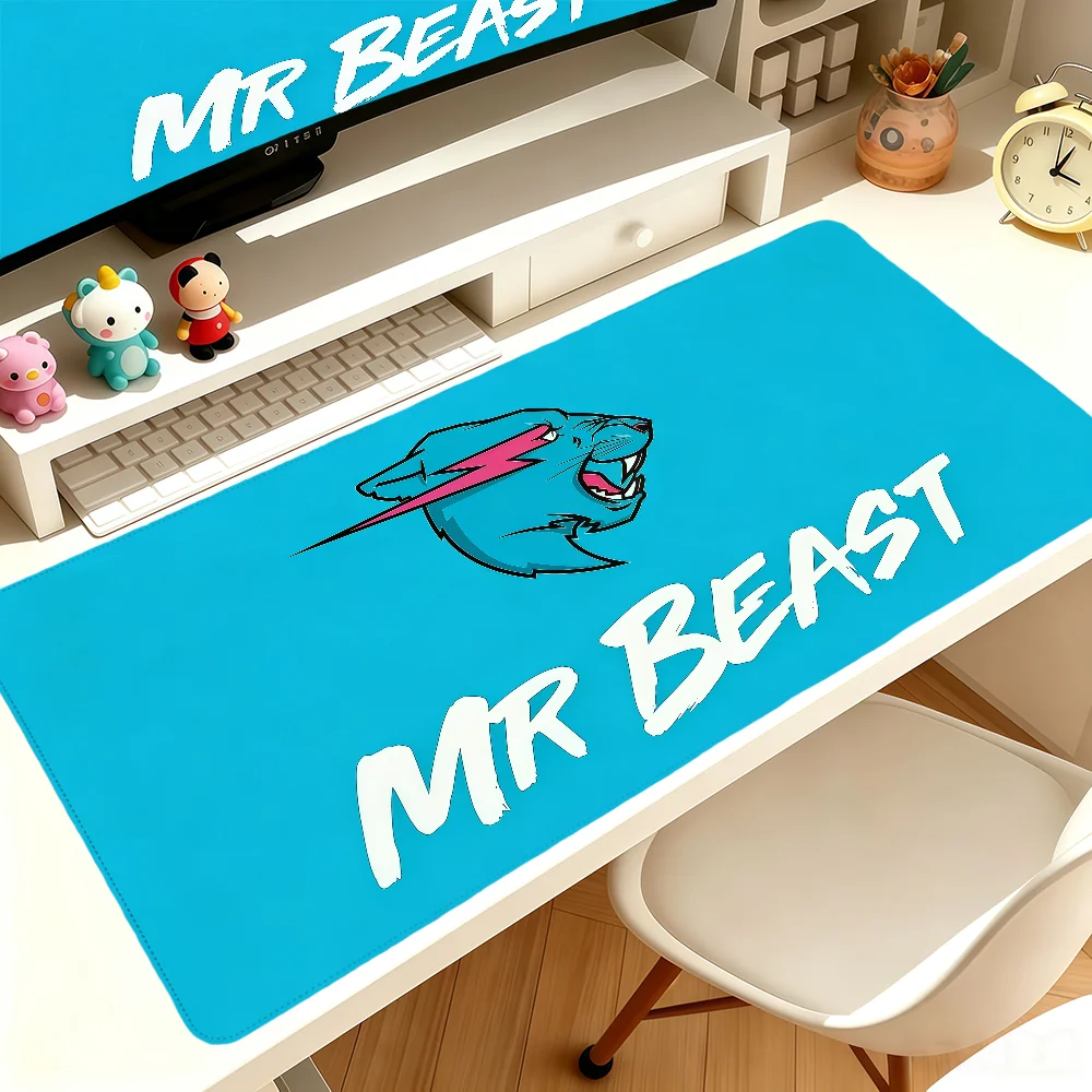 Merchant Mr B-Beast Fashion Mouse Pad Large Non-slip Lockedge Desktop Computer Desk Mat Keyboard MousePad Office Gamer Student