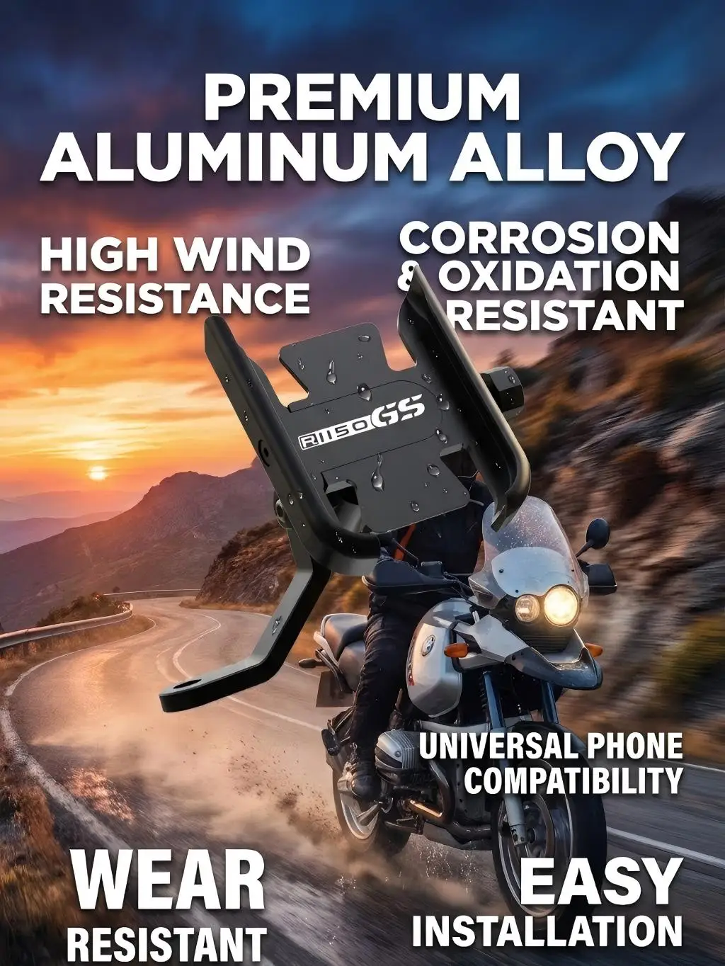 Motorcycle Phone Holder Accessories For BMW R1150GS R 1150GS 1150 GS R-1150GS R1150-GS 2018 2019 2020 2021 High Quality Aluminum