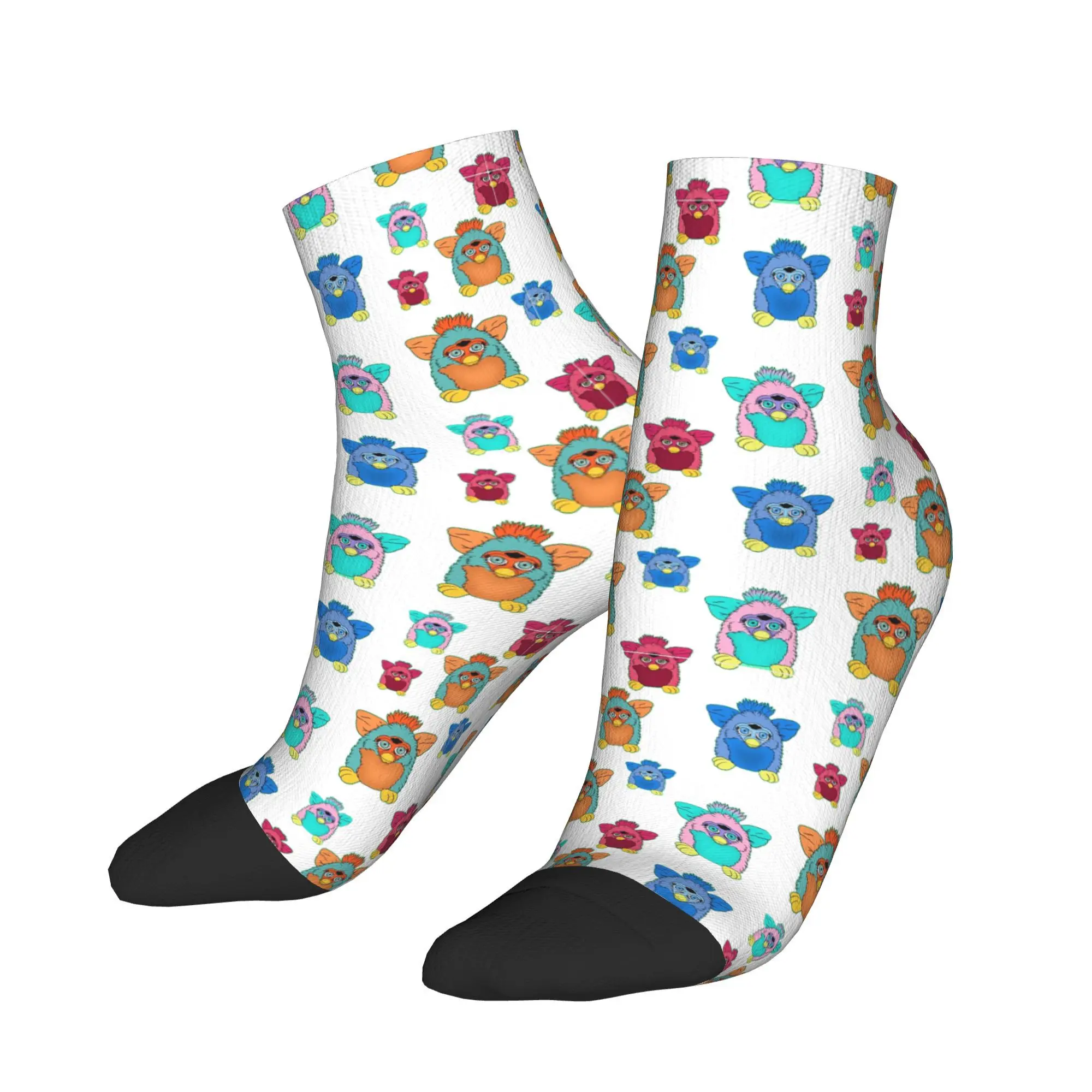 

Furby pattern Socks Harajuku High Quality Stockings All Season Socks Accessories for Unisex Gifts