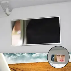 New Car Makeup Mirror Stainless Steel Portable Auto Sun-Shading Visor HD Mirrors Interior Universal Car-styling