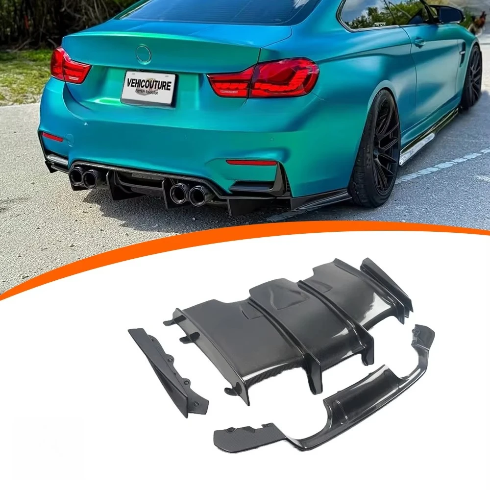 

Диффузор заднего бампера из карбона в стиле PSM для BMW F80 F82 M3 M4 2014-2018 годов