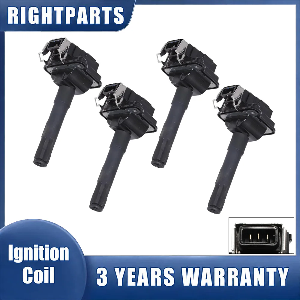 4pcs 0986221011 0040100013 New Ignition Coil for VW Passat Jetta Golf Bora AUDI A3 A4 B5 A6 1.8T 2.7T