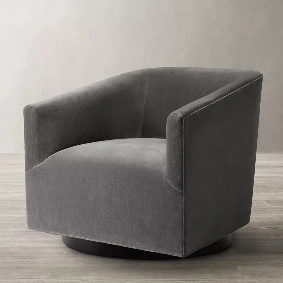 

'Modern Luxury Accent Chair Italian Arm Swivel Chair Comfortable living room chair