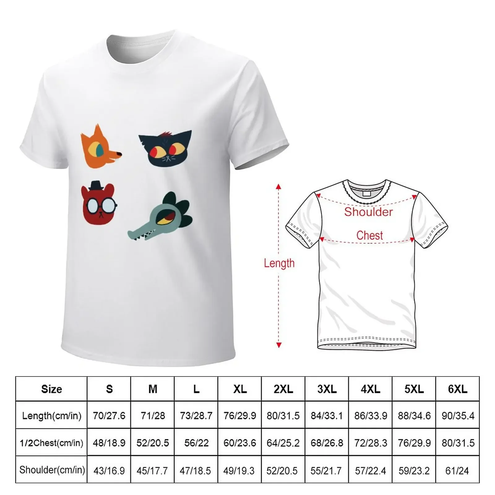 Night in the Woods T-Shirt summer clothes heavyweights kawaii clothes t shirt men