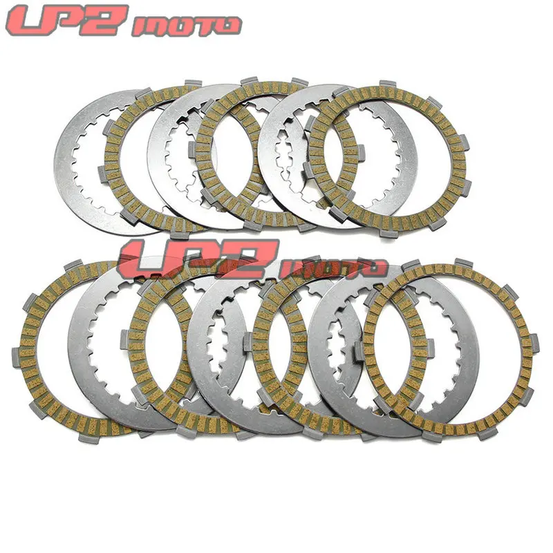 Clutch Friction Plate Discs for Honda CB400SS SS2-NC41 2001-2005 CL400 NC38 1998-2003 XR400R R5/R6 Motard NC38E 2005-2006 05 06