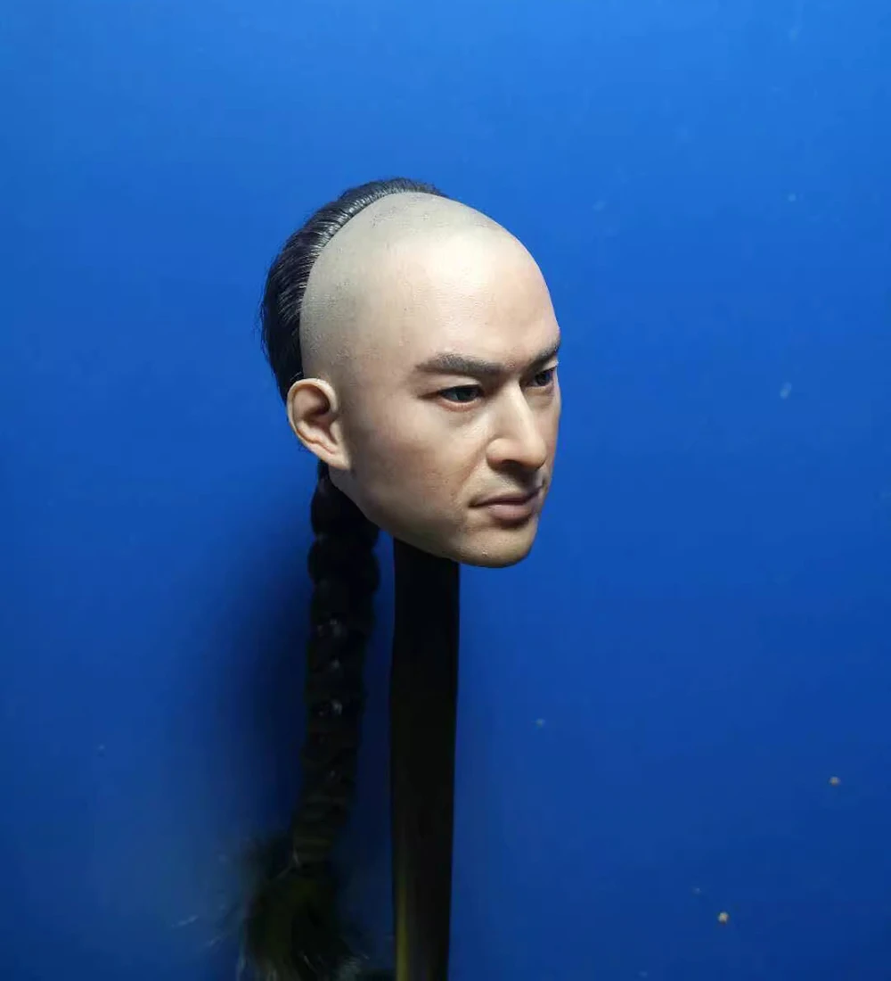 1/6 For Sale Aisa Dynasty Qing Minister Aixin Jueluo Dorgon Qianlong and Shen Steve Ma Head Sculpt Carving with Hair Transplant