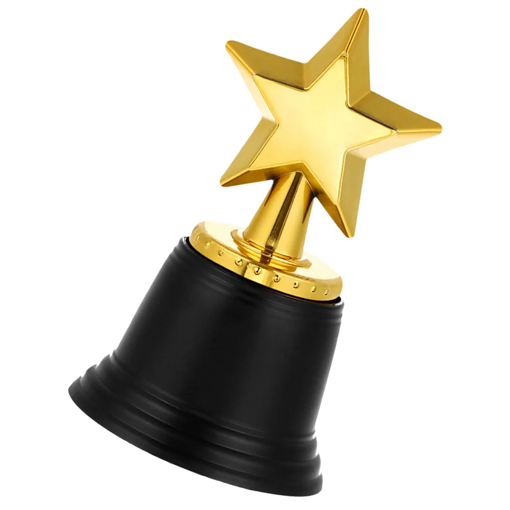Small Star Trophy Student The Office Gifts Table Plastic Competition Gold Trophies