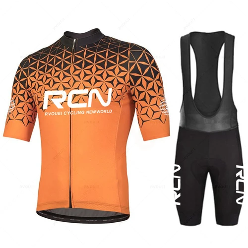 Nuevo verano Rcn Pro equipo Ciclismo Jersey hombres carreras bicicleta ropa traje transpirable bicicleta de montaña ropa Mallot Ciclismo Hombre