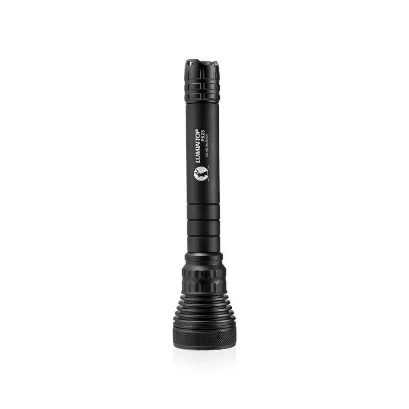 LUMINTOP PK25 Flashlight 490M Amazing Throw Compact Torch OSRAM LED Max 350 Lumens AA-size Pocket Lantern