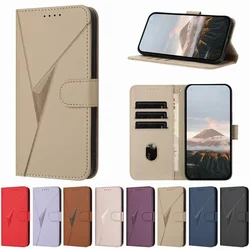 3D Triangle Wallet Phone Cover For Samsung Galaxy S25 S24 S23 S22 S21 S20 FE Ultra S10 Plus Card Slots Holder Stand Cases #NIB