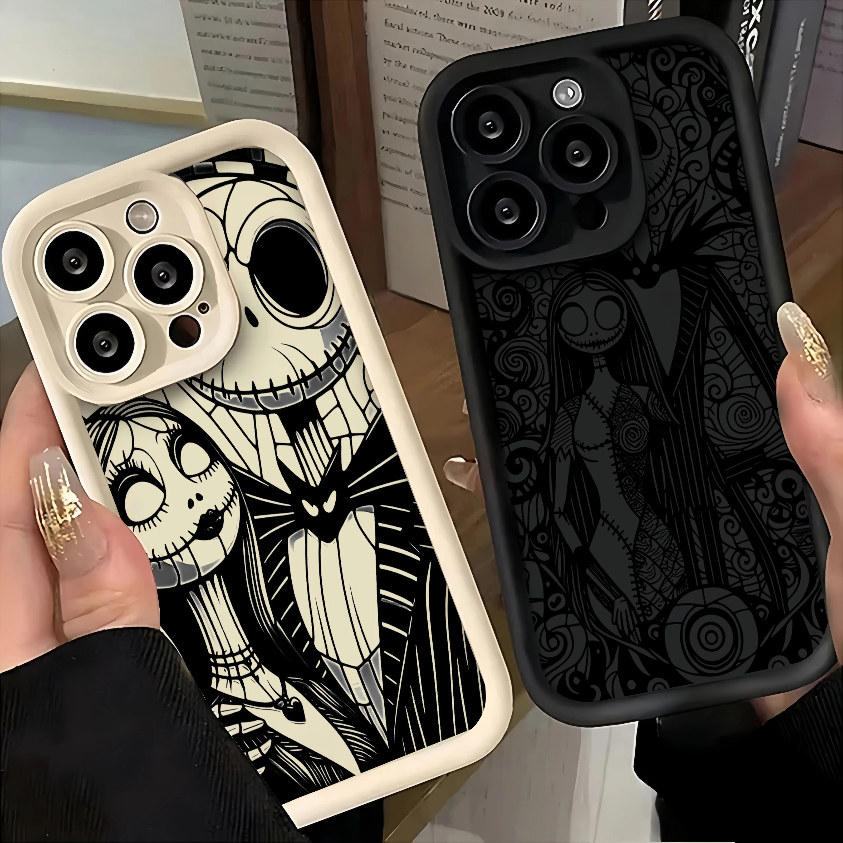 เคสโทรศัพท์ลายแจ็คส์ สเกลลิงตัน สำหรับ Xiaomi Redmi 15 14C 13 13C 12 12C K50 K40 10C 10 9T 9C 9A K30 4G 5G  วัสดุ TPU นิ่ม ป้องกันด้านหลัง