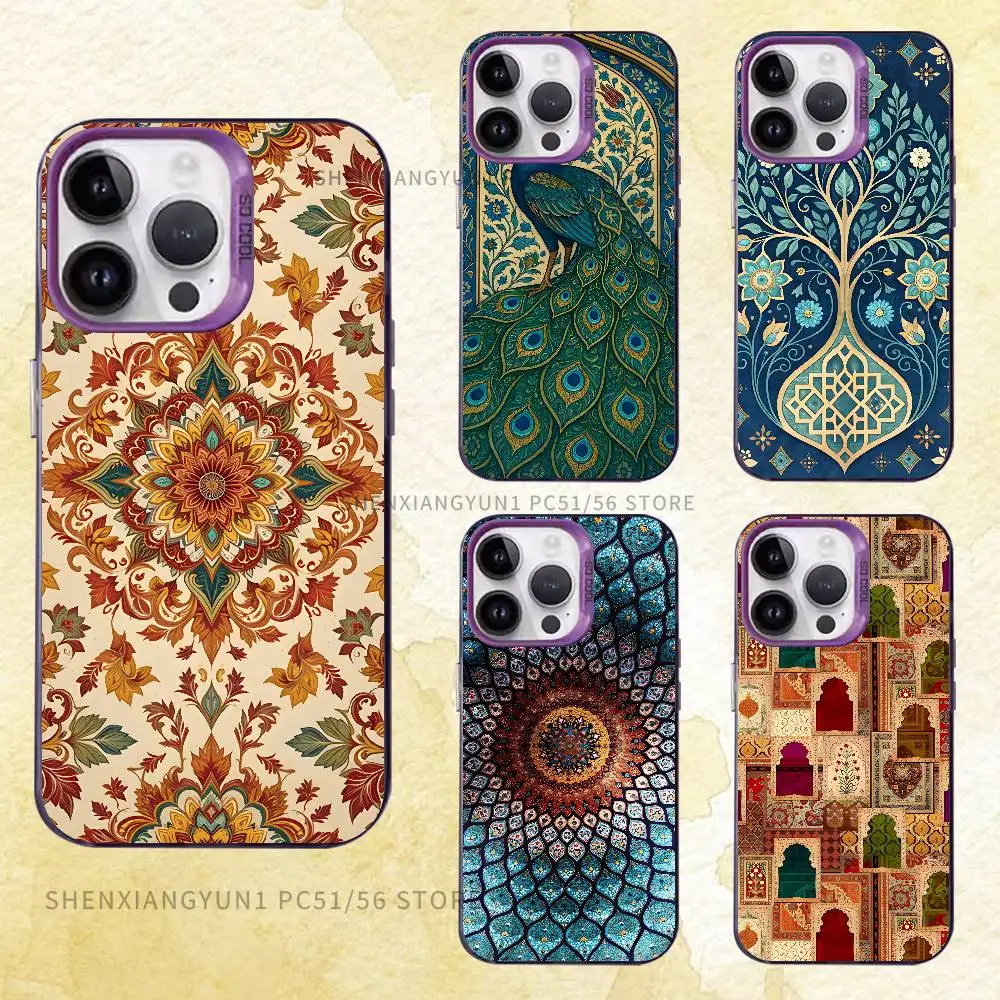 

Carpet Pattern Phone Case For iPhone 17,16e,16,15,14,13,12,11 Pro Max X XS Back Cover