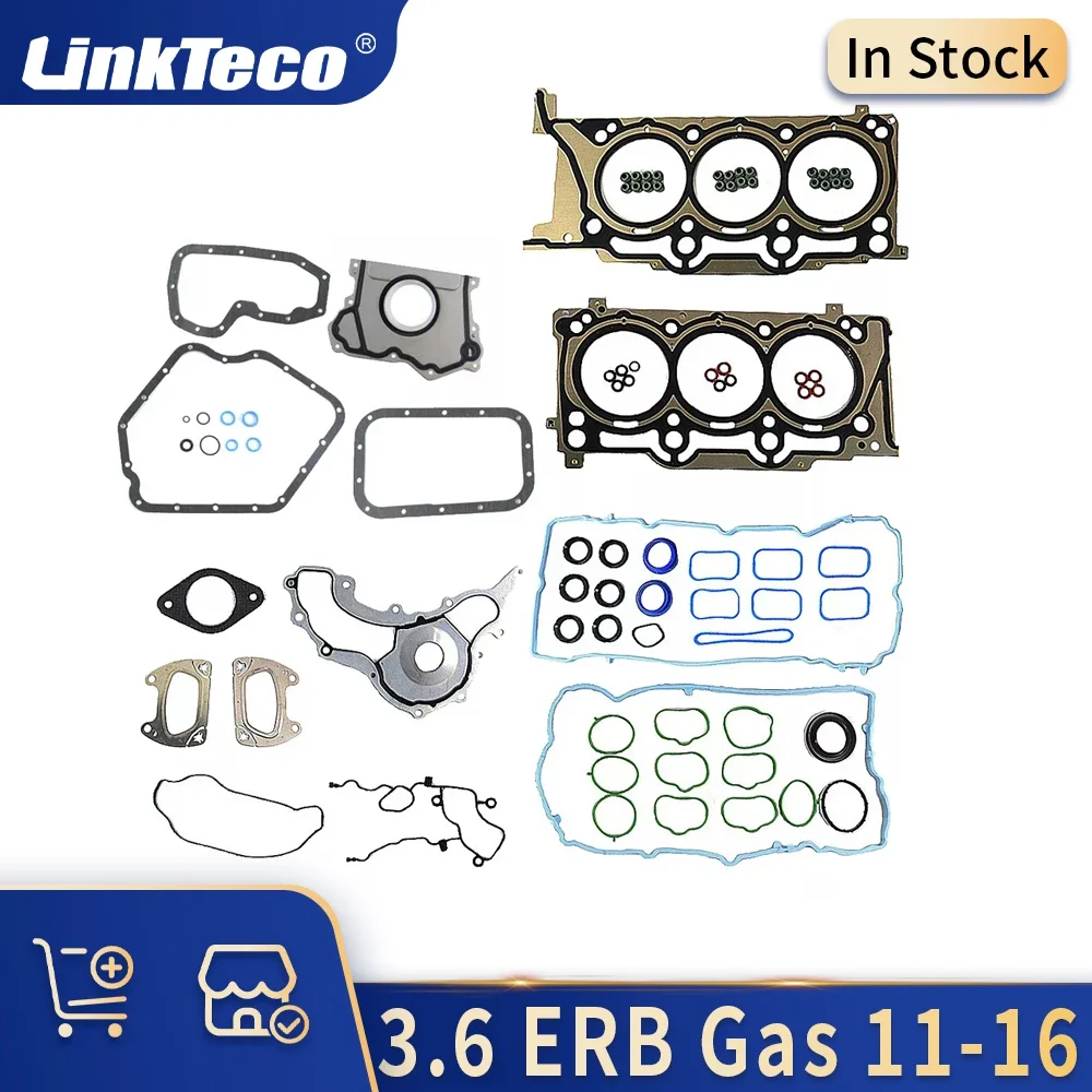 Engine Parts Full Gasket Set Kit 3.6 L 11-16 ERB Gas For CHRYSLER 300C DODGE AVENGER FIAT JEEP GRAND CHEROKEE LANCIA RAM 1500
