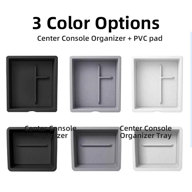 For Tesla Model Y Juniper Model 3 Highland Center Console Organizer 2023-2025 Car Accessory Storage for Enhanced Organization