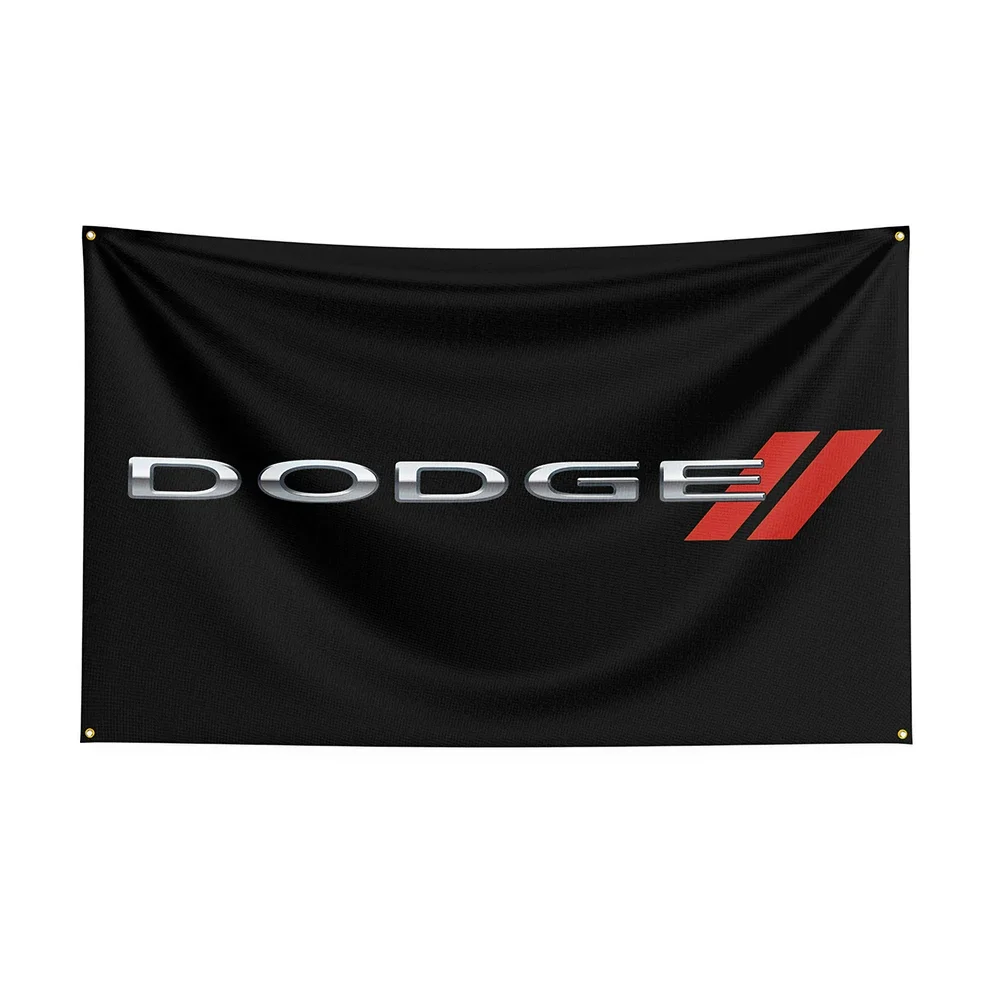 3x5Ft Dodges Flag Polyester Printed Racing Car Banner For Decor