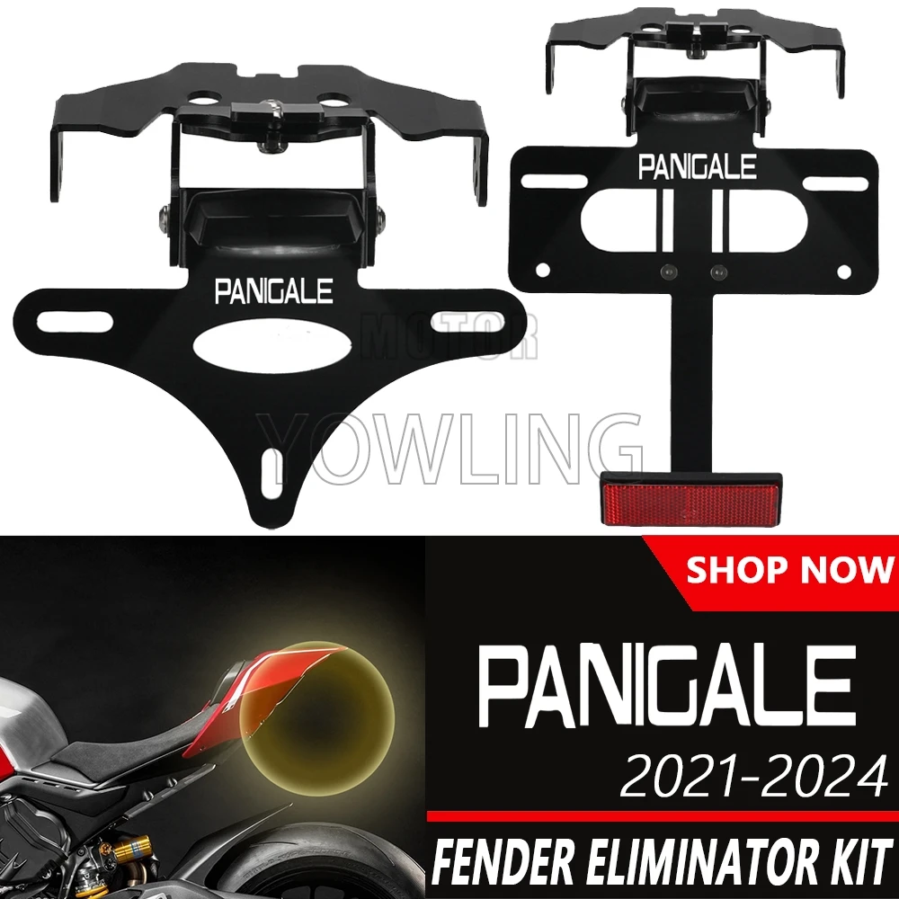 

For Ducati Panigale V2 Panigale V4 V4S V4R Streetfighter V2 Rear Tail Tidy Fender Eliminator License Plate Frame Holder 2018-24